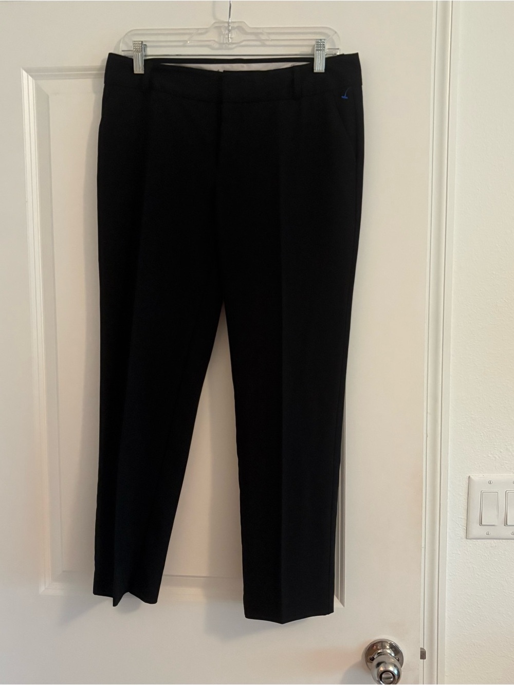 Norma Kamali Black Tailored Straight Leg Dress Pants Womens Size 6 Office Wear